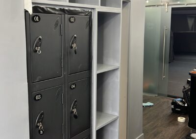 Storage facilities at the armoury. BJJ. Brazilian Jiu Jitsu