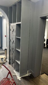 Storage facilities at the armoury. BJJ. Brazilian Jiu Jitsu