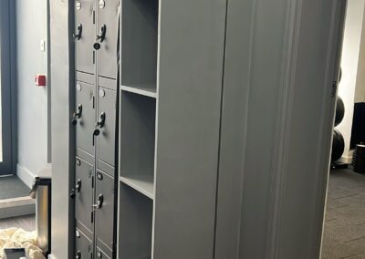 Storage facilities at the armoury. BJJ. Brazilian Jiu Jitsu
